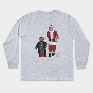 Seinfeld: Cosmo Claus & Mickey the Elf Kids Long Sleeve T-Shirt